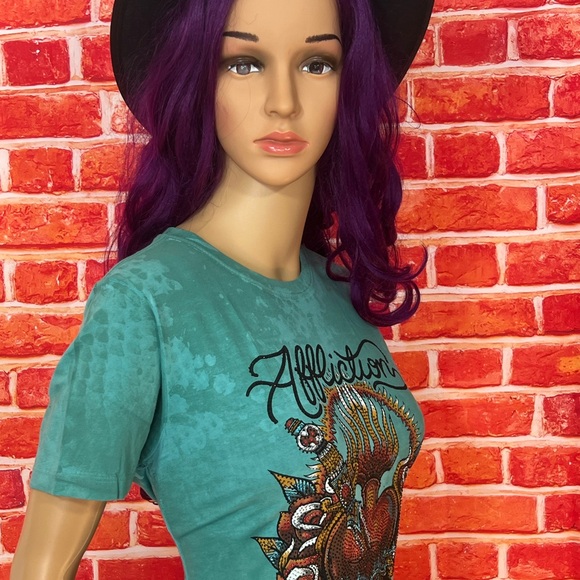 Affliction Women’s T-Shirt - Picture 7 of 13